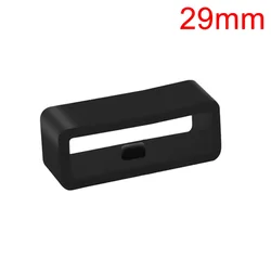 Silicone Watchband Strap Loop Rings - Durable Rubber Keepers - 5Pcs (29mm)