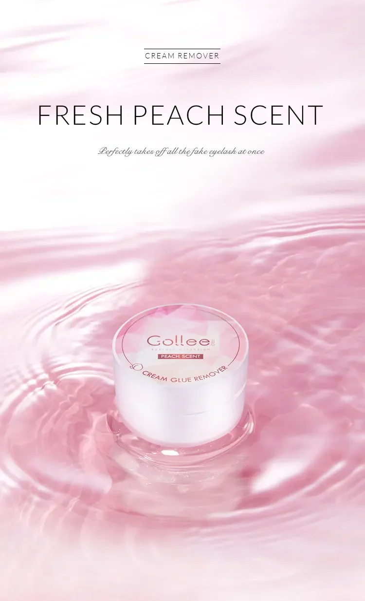 Description Picture 3 of item10pcs Gollee 15g Cream Remover for lashes No Stimulation Eyelash Extension Glue Remover Fruit Flavor Cream Makeup Tool Supplies