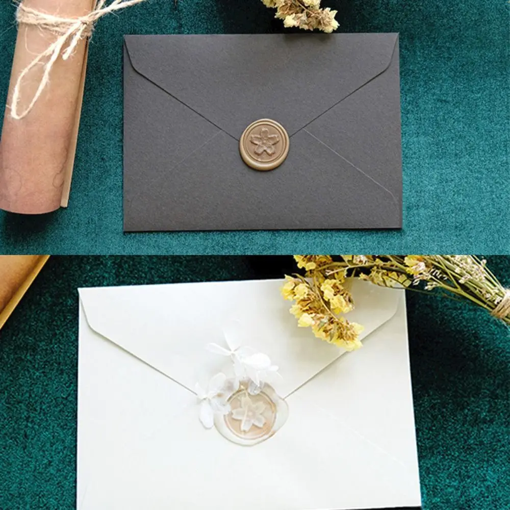 20pcs Vintage Velvet Texture Western Envelopes C6 Letters Envelopes Paper Gift Wrap Greeting Cards for Wedding Party Invitation