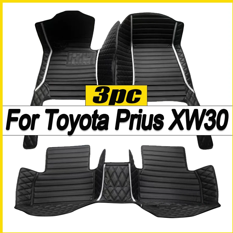 

Car Mats For Toyota Prius XW30 2010~2015 Auto Durable Carpet Rugs Leather Mat Anti Dirt Floor Pad Full Set Car Accessories 2011