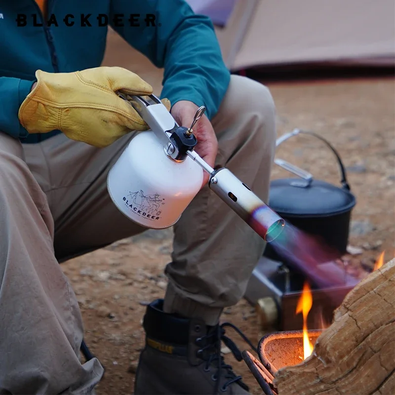 

BLACKDEER Butane Gas Lighter Gun Professional Gas Torch Burner Nozzle Flamethrower Flame Flame Gun Gas Butane Torch Strong Fire