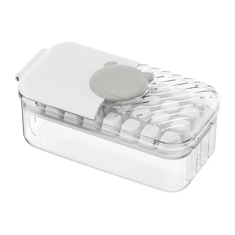 

Лоток для льда для морозильной камеры, лоток для льда в морозильной камере, легко снимаемый, с 32 ячейками, устойчивый к протеканию, лотки для льда, штабелируемые кубики льда