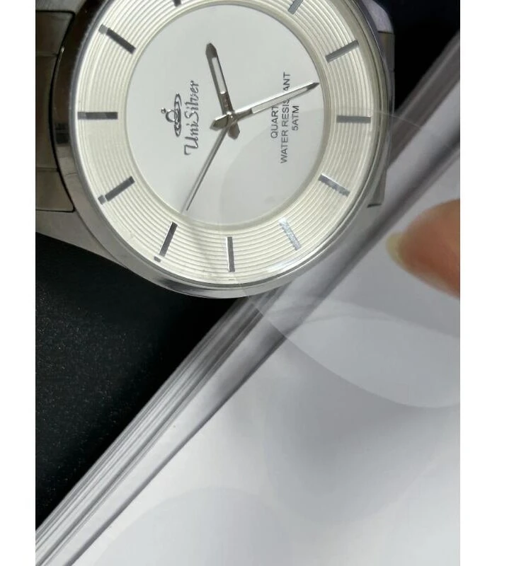 Transparent Scratch-Resistant Dust-Proof Watch Surface Protector with Electrostatic Film