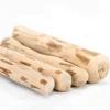 1pc Natural Coffee Wooden Dog Chew Toys for Puppy Pet Dogs Teething Stress Relief Molar Teeth Cleaning Safe Chew Sticks Supplies