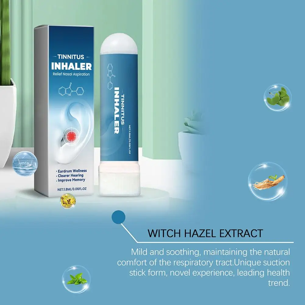 Ear Ringing Relief Treatment Inhaler Relieve Deafness Tinnitus Itching Earache Ear Hard Hearing Treatment Health Care