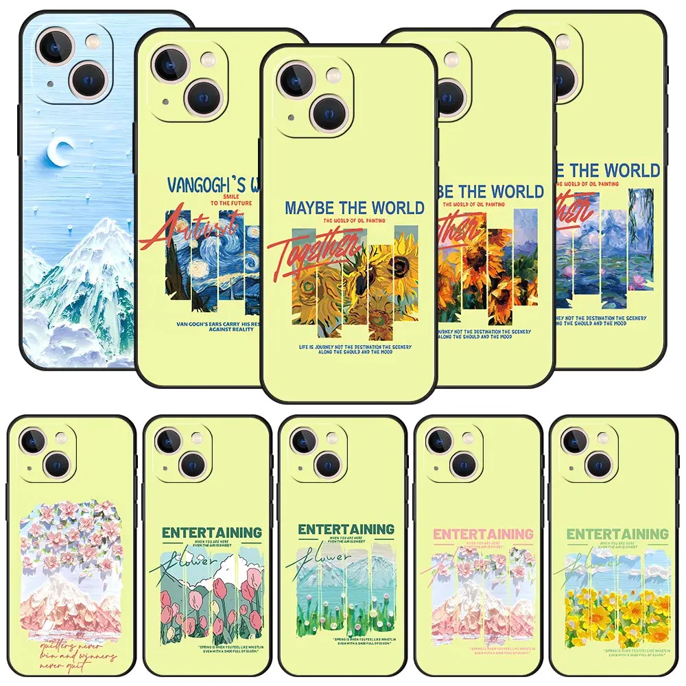 Vincent van Gogh Oil Print Shockproof TPU Phone Case