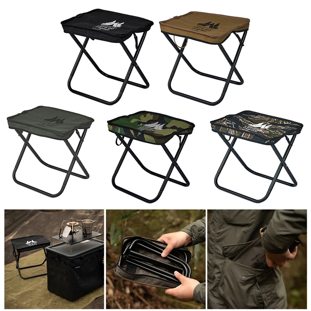 Portable Stool for Camping Fishing Hiking Ultralight Camping Stool 10.04in  with Carry Bag Hold Up To 300 Ibs Folding Chair - AliExpress