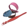 Wide Padded Dogs Collar Genuine Leathers Puppy Collars for Lurchers Italian Greyhounds Comfortable Pet Dogs Accessories B03E 4