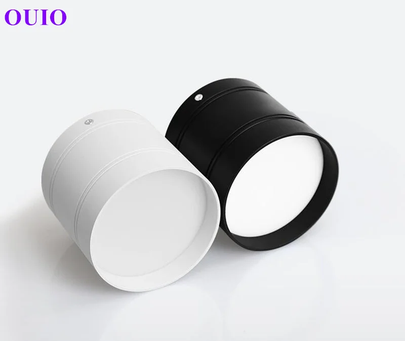 New Dimmable Anti Glare Surface Mounted LED Downlights 7W9W12W15W20W SMD5730 Chip Ceiling Spot Lights AC85~265V Background Lamps kitchen ceiling lights