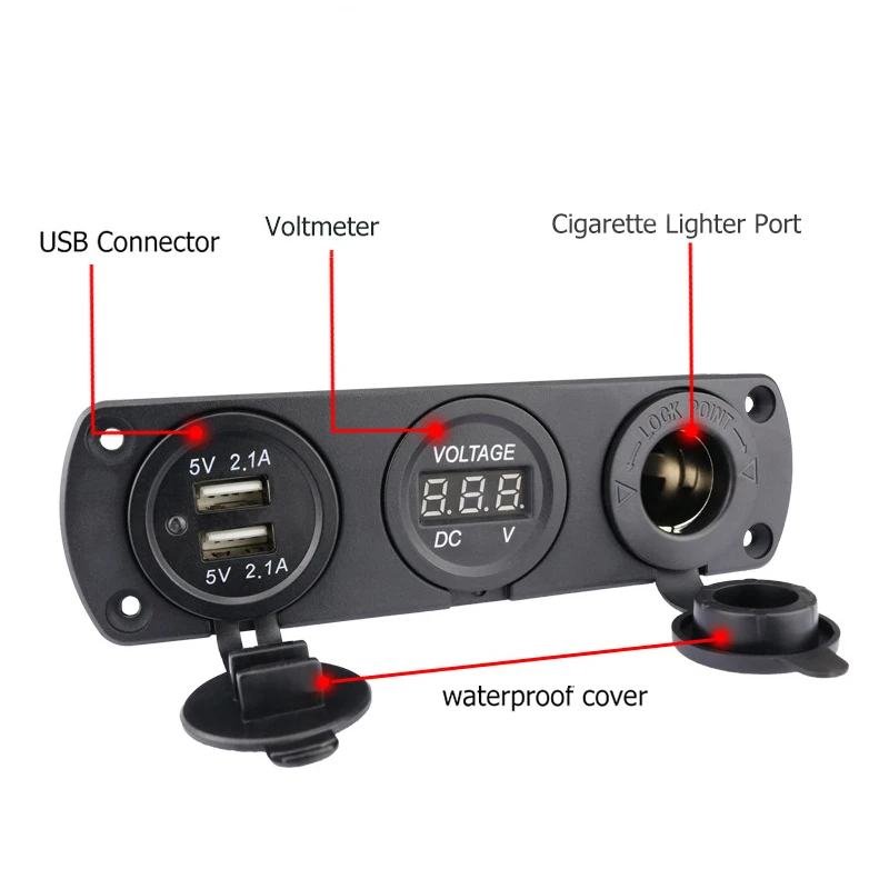 LED  а   ,   ,   ÷ , ڵ Ʈ RV, 12V  USB 4.2A