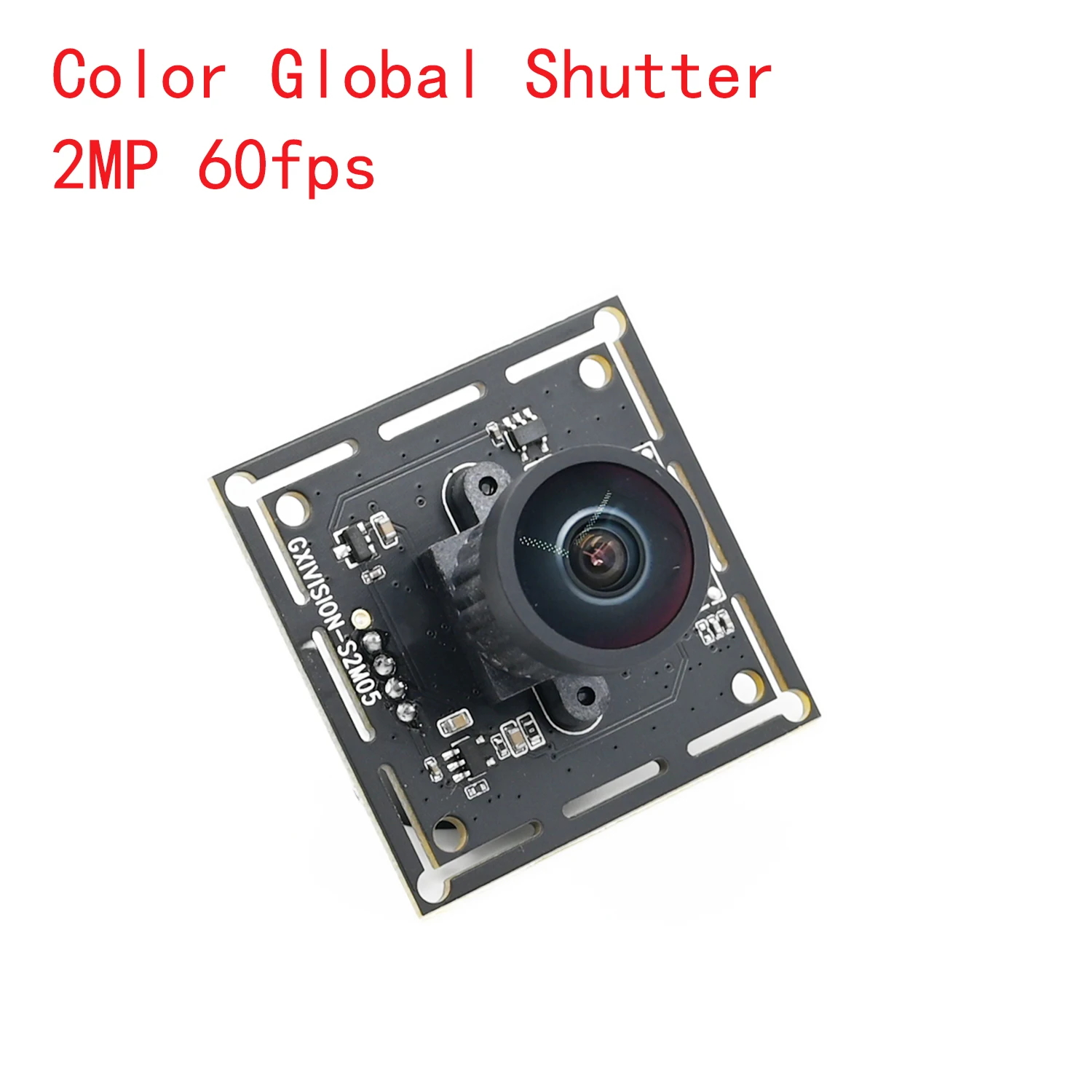 Color Global Shutter Camera Module 2MP 60FPS USB Webcam ,Plug And Play ,High Speed Moving Capture For Android Windows Linux