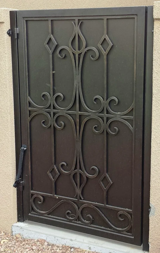 Hot Selling Interior Door Iron Gate Designs Metal Gates Wrought Iron Gate House Main Gate Designs 3
