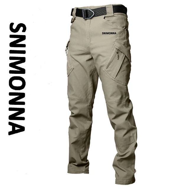 Spring/Summer Waterproof Fishing Pants Tactical Pants X9 Mountaineering Training Suit Multi Pocket Hunting