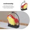 Plush Figure Toys Recording Hanging Decoration Early Learning Parrot Kids Educational Red Talking Child 4