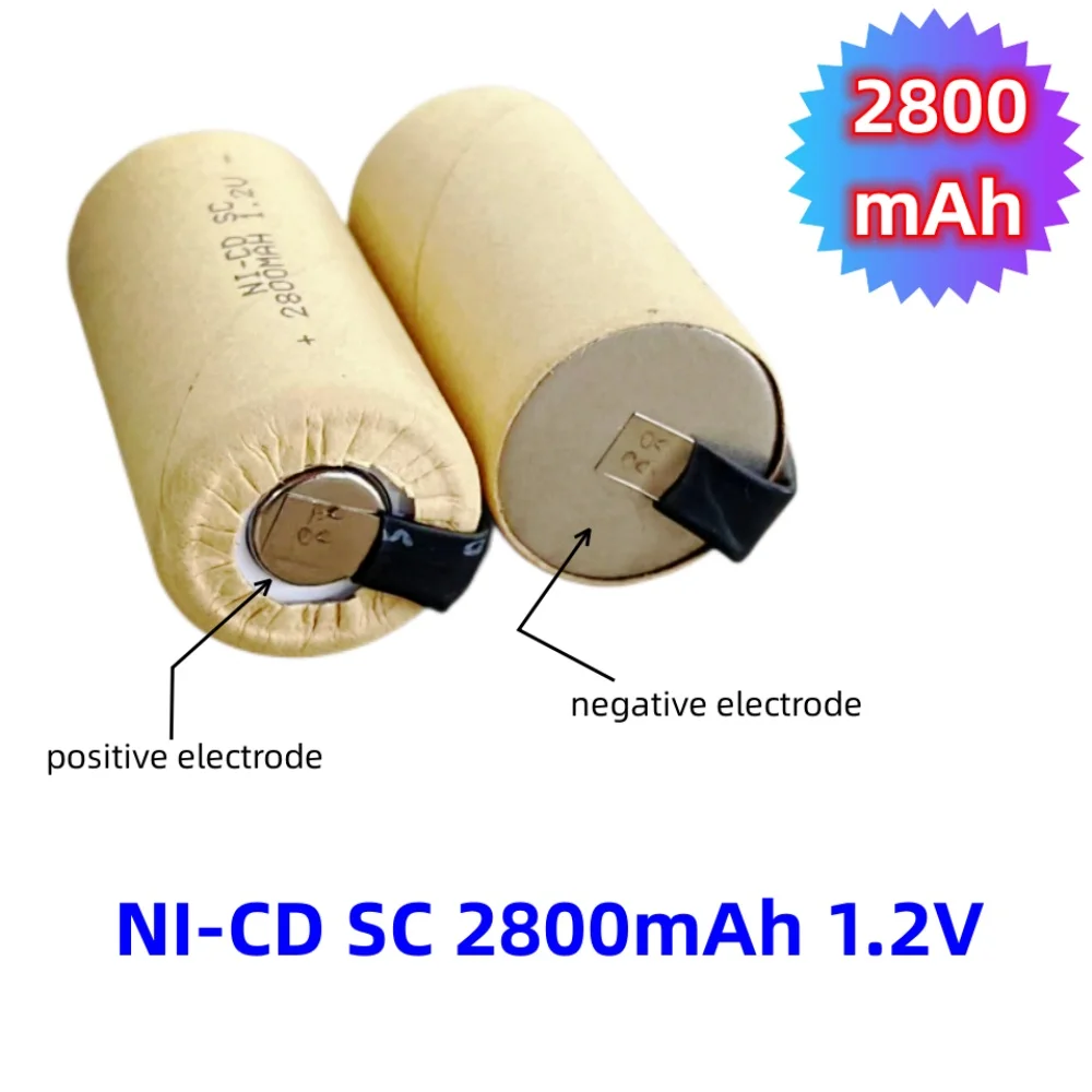 Rechargeable Batteries 2800mah 1.2v NI-CD For Makita Bosch B&D Hitachi Metabo Dewalt Electric Screwdriver
