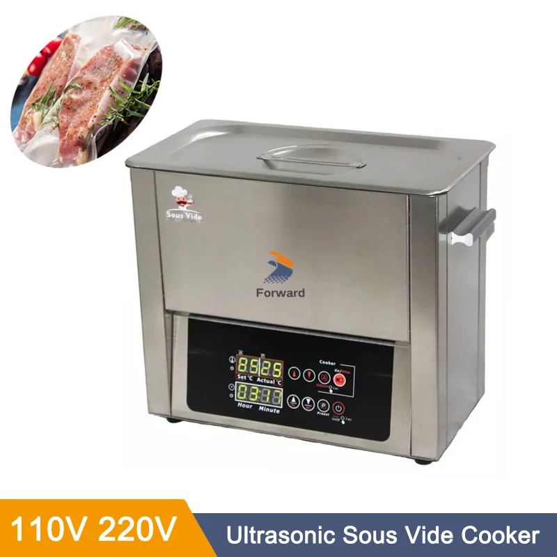 2 In 1 Stainless Steel Electric Sous Vide Cooking Ultrasonic Cleaner 6L Slow Cooker With Timer And Temperature Control 2