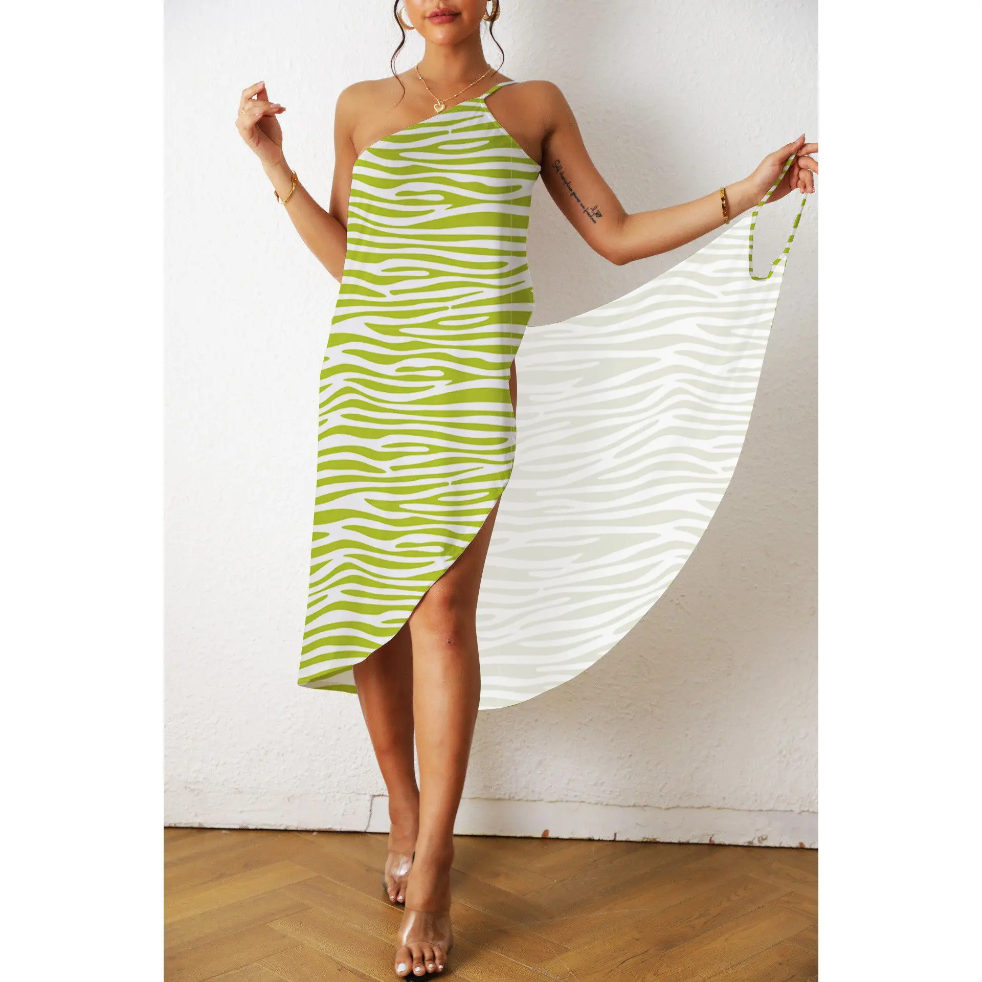 S-5XL Bikini Beach Cover Ups Sun Protection Bikini Cover Up Women Sexy One Piece Wrap Beach Dress Female Sling Beachwear 4