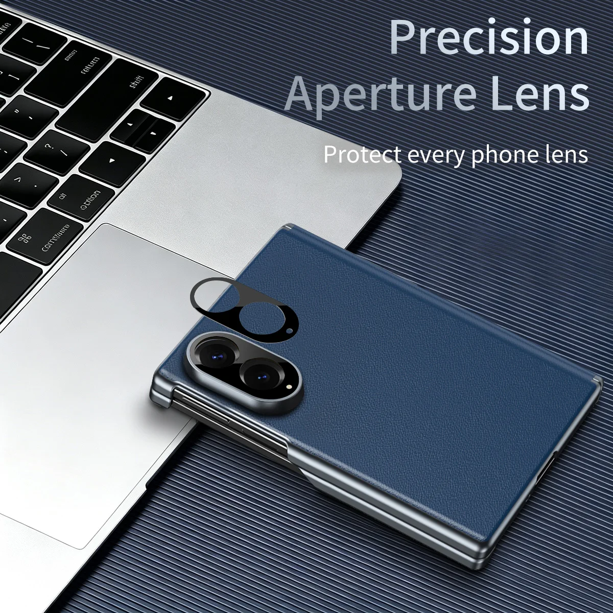 Shockproof Luxury PU Leather Case with Full Hinge Protection and Camera Guard