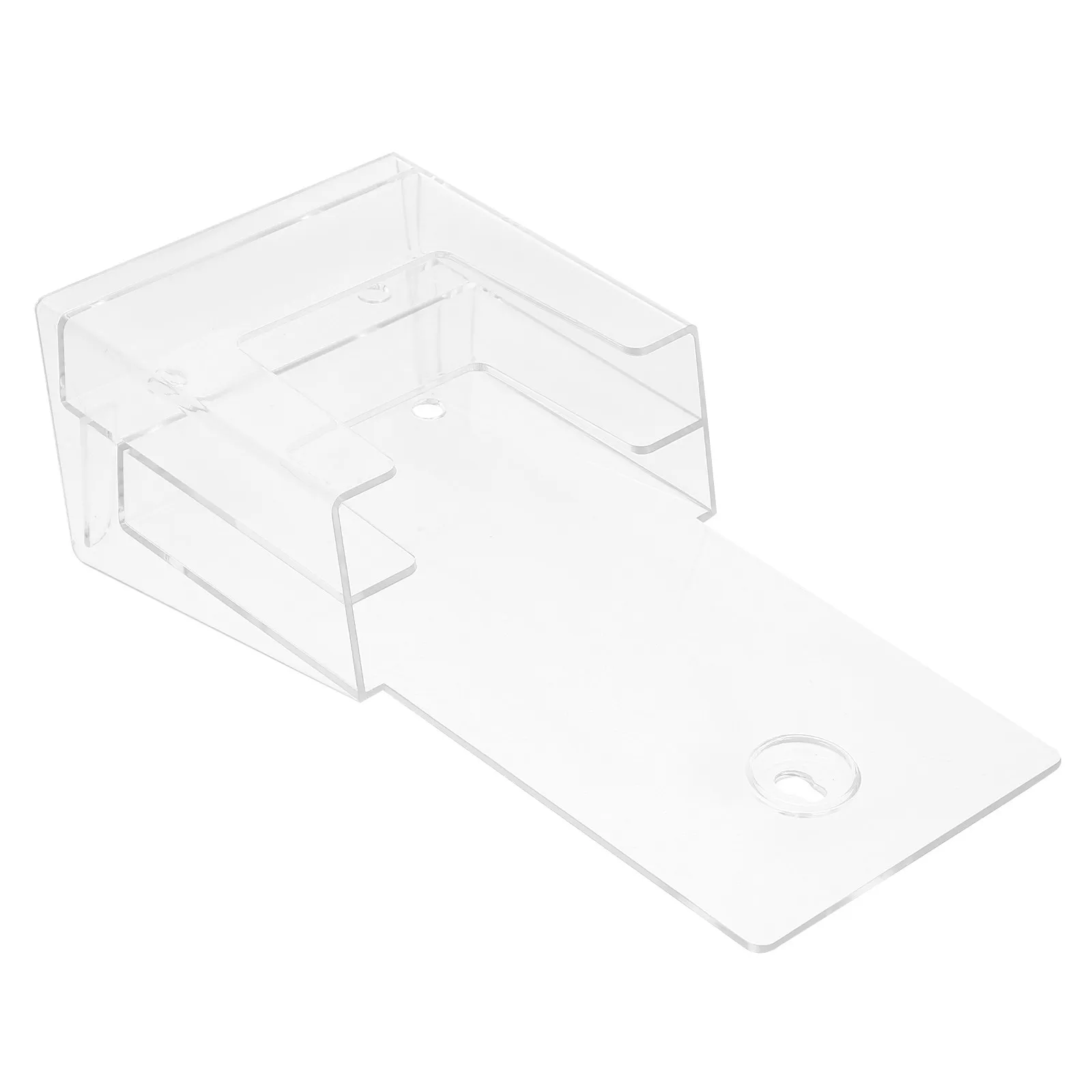 벽걸이형 다층 아크릴 브로셔 홀더 데스크탑 스탠드 투명 리터러처 정리함 파일 랙 문서 정리함