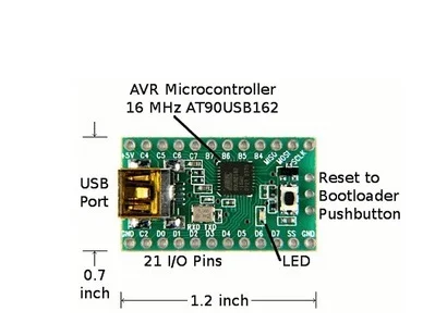 

Teensy USB макетная плата AVR MKII USB ISP скачать кабель At90usb162