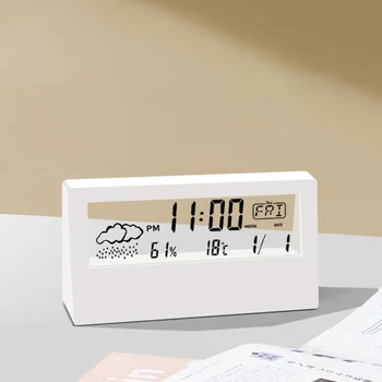 Digital Thermo-Hygrometer Alarm Clock 1