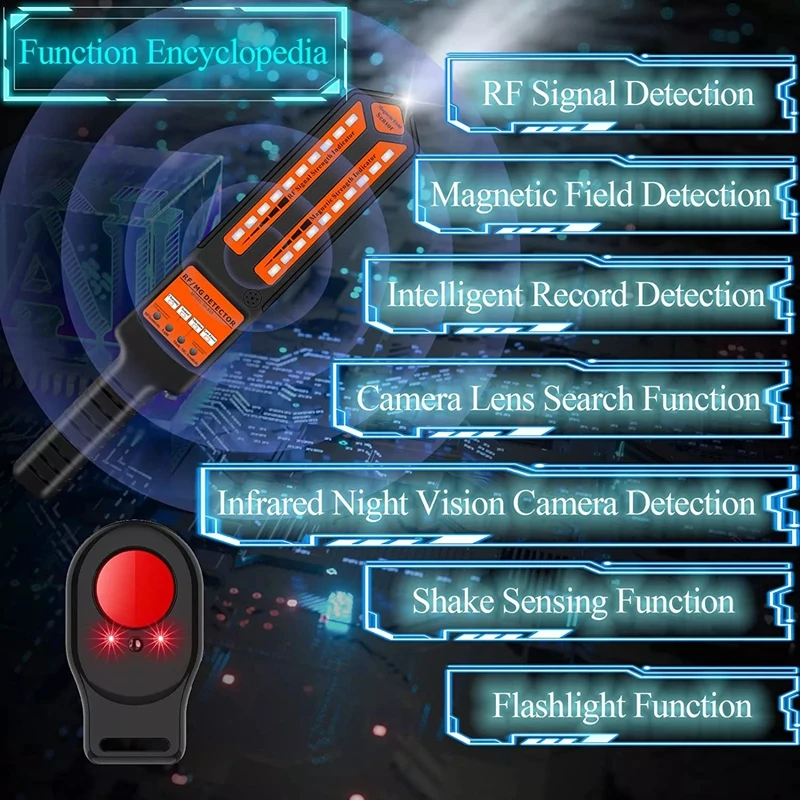 DS810 Portable GPS scanning detector anti-positioning anti-eavesdropping monitoring mobile phone signal search detector