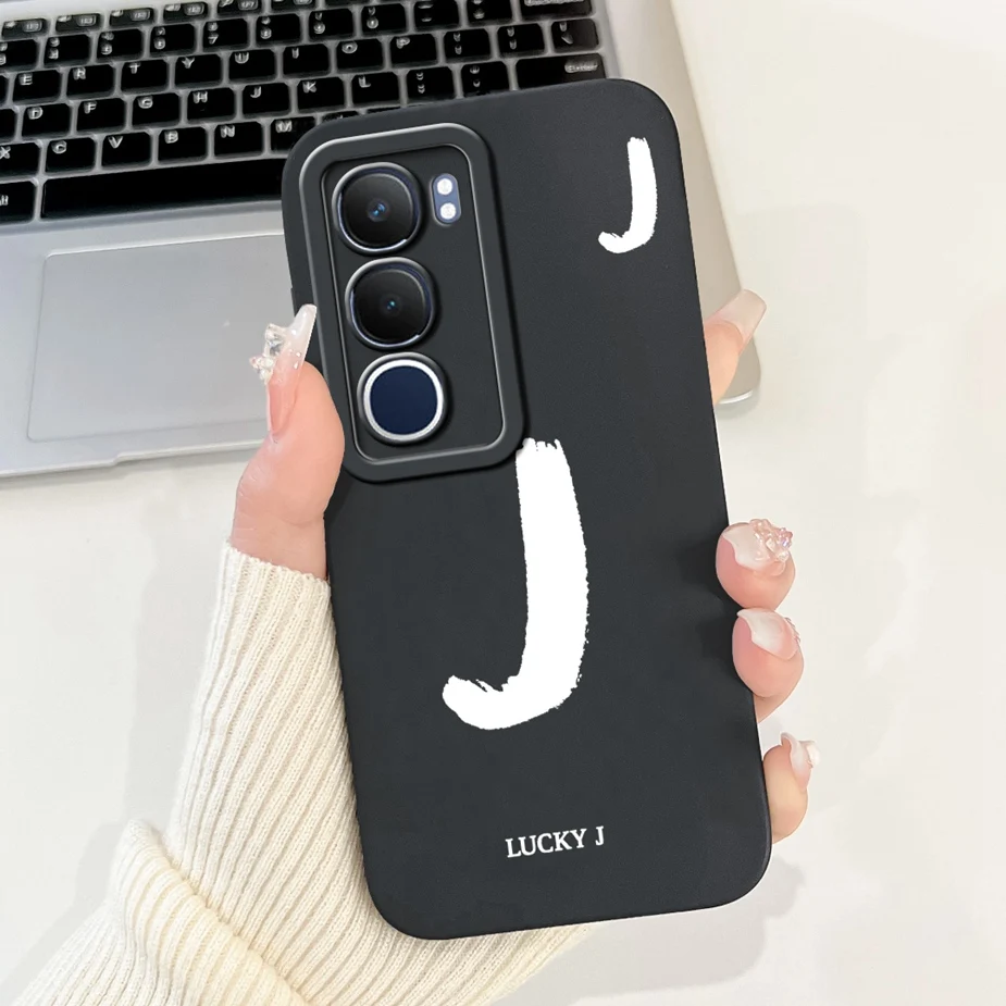 Luxury Lucky Letters Shockproof Soft TPU Phone Case Cover