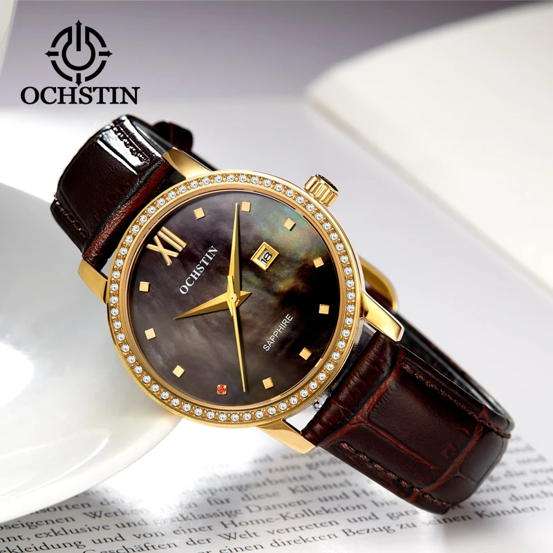 OCHSTIN2024 new fresh and beautiful urban beauty series automatic quartz movement waterproof wristwatch ladies quartz watch