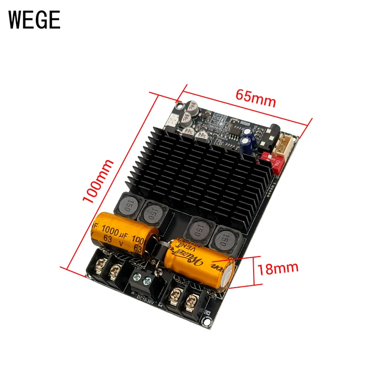 WEGE ZK-2001 Pure Rear Stage Digital Amplifier Hoard TPA3221