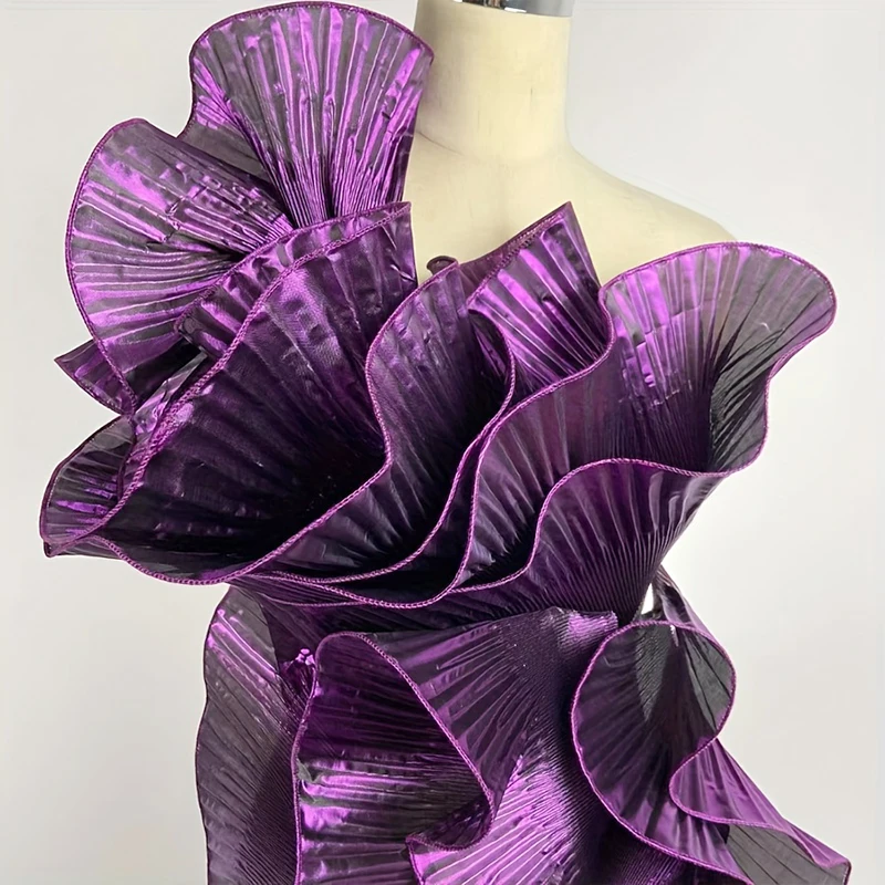 Vestido De Novia De Organza Estilo A Hecho A Mano: Corsé De Encaje, Mangas Bohemias Desmontables - España
