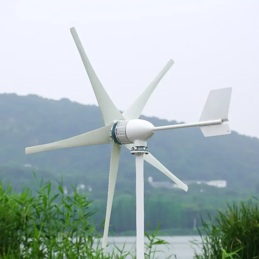 10kw 10000W 12V 24V 48V Horizontal Wind Turbine Generator Windmill Off Grid System Free Energy High Efficency Low RPM