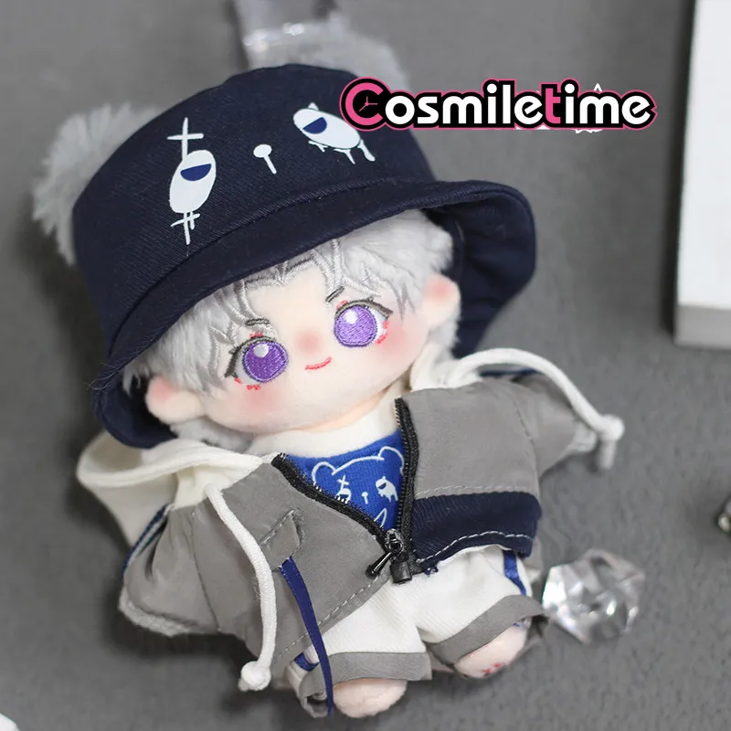 

In Stock Handmade For Plush Dark Cool Guy 10cm Doll Clothes Suit Cosplay Anime Figure Accessories Doll Toy For Kids Xmas Gifts