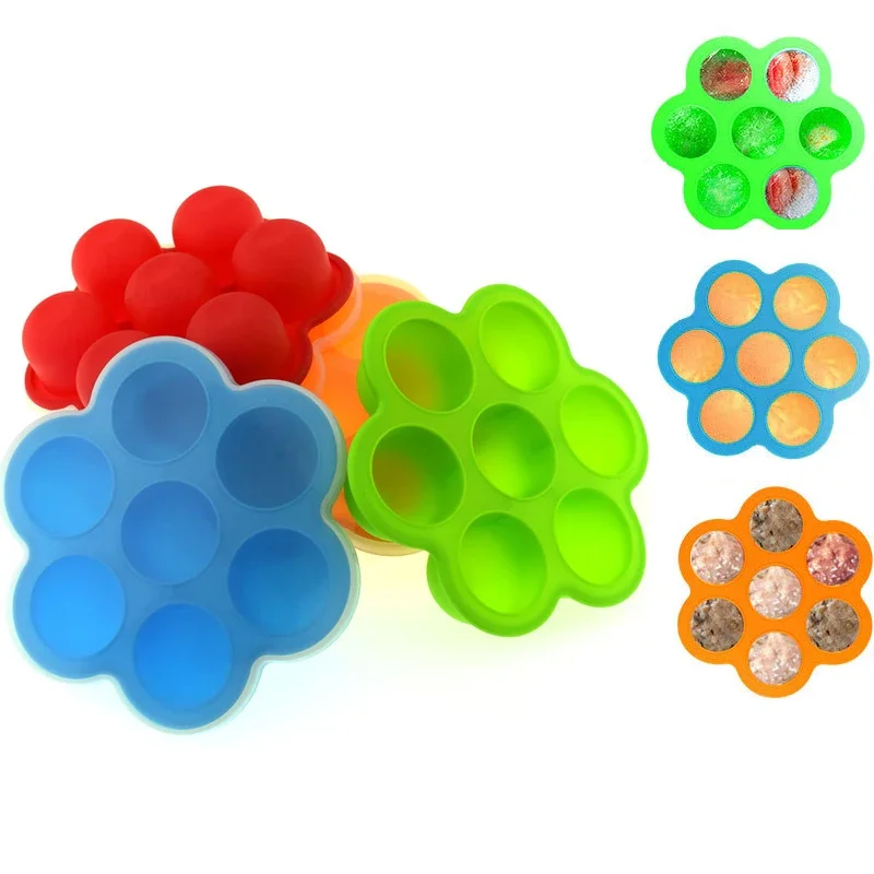 Baby Food Container with lid infant silicone fruit breast milk storage box boy girls multi-function compartmental saving boxes baby food storage containers portable food storage box