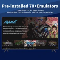 Console de jeux vidéo rétro EmuELEC 4.6+ATV 11 S905X4 : plus de 48 000 jeux et plus de 70 émulateurs pour PS1/PSP/N64/MAME/Sega Saturn. Sortie 4K UHD. 3