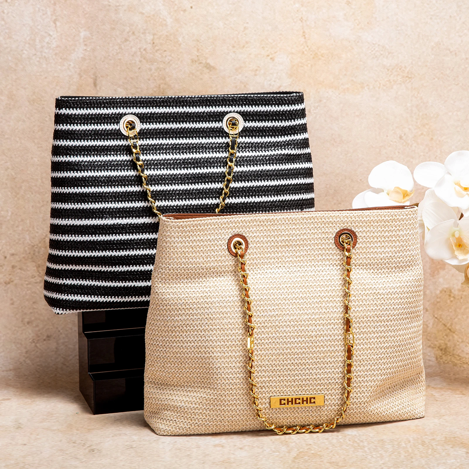 الموضة الكلاسيكية الرجعية شريط المرأة الجديدة سلسل...