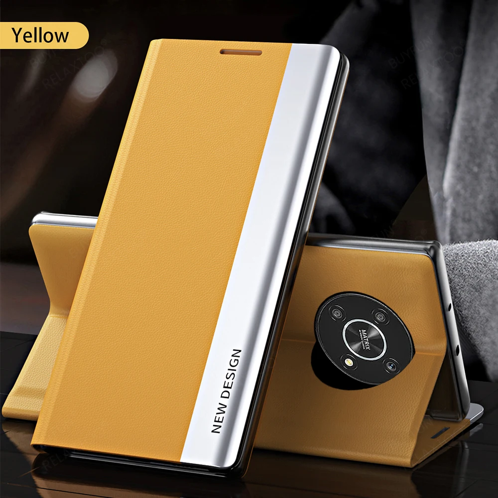 Luxury Leather Flip Book Stand Cover For Honor X9 5G 2022 Case Holder Wallet Coque On Honer Honar X 9 HonorX9 5G ANY-NX1_voghion.com