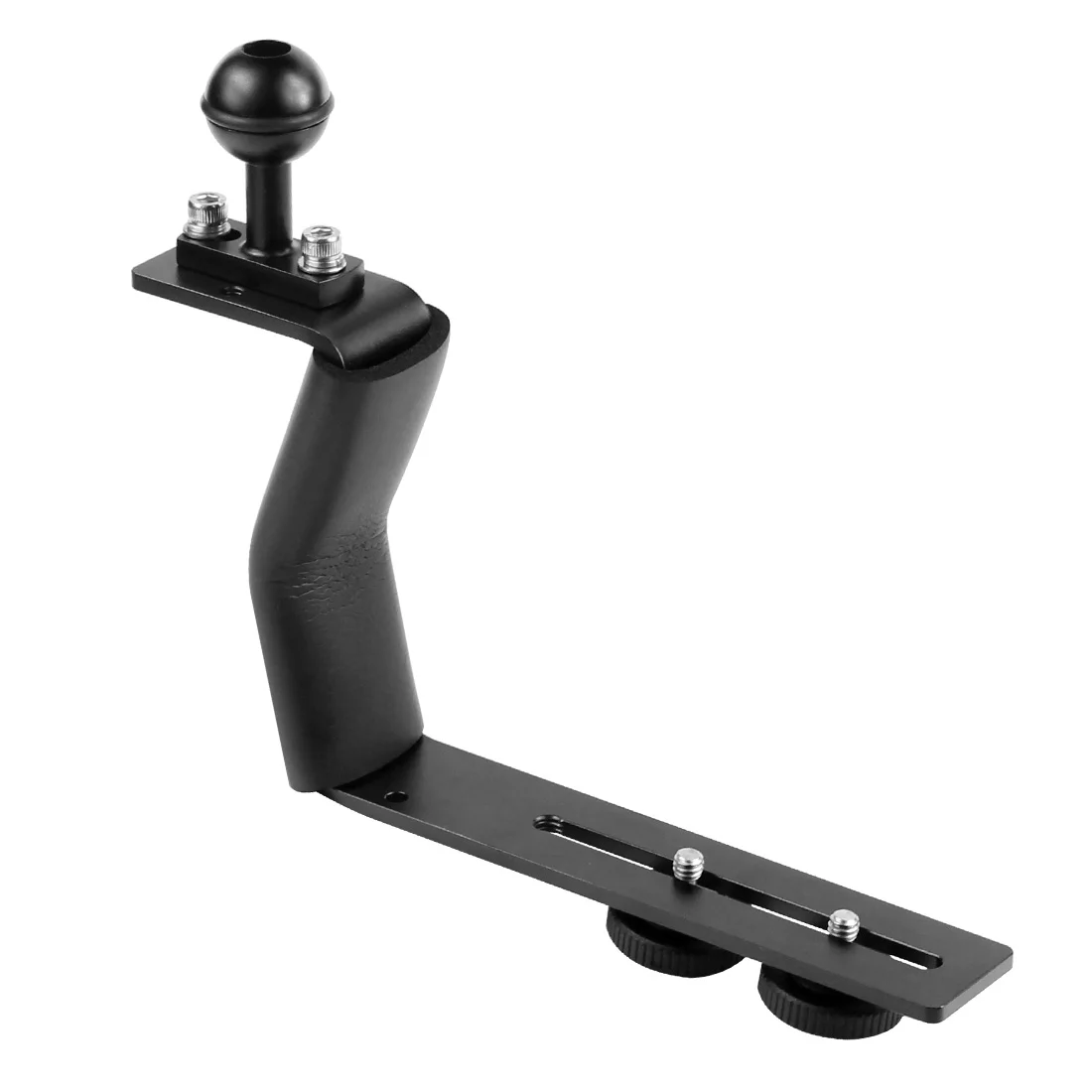 Aluminum Alloy Diving Bracket Z Type Single Handle With Base Adapter for Underw