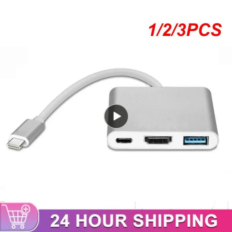 

1/2/3 шт., USB-концентратор Type-c на HDMI