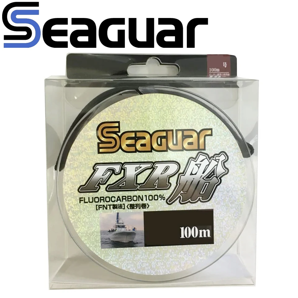 

Оригинальная рыболовная леска SEAGUAR FXR для лодки, 6-12 анг. Фунт., фторуглеродная рыболовная леска 100% м, 100 м