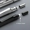 0.3 0.5 0.7mm Art Drawing Automatic Pencils Low Center of Gravity Retractable Nib Metal Mechanical Pencil with Gift Box Set 5
