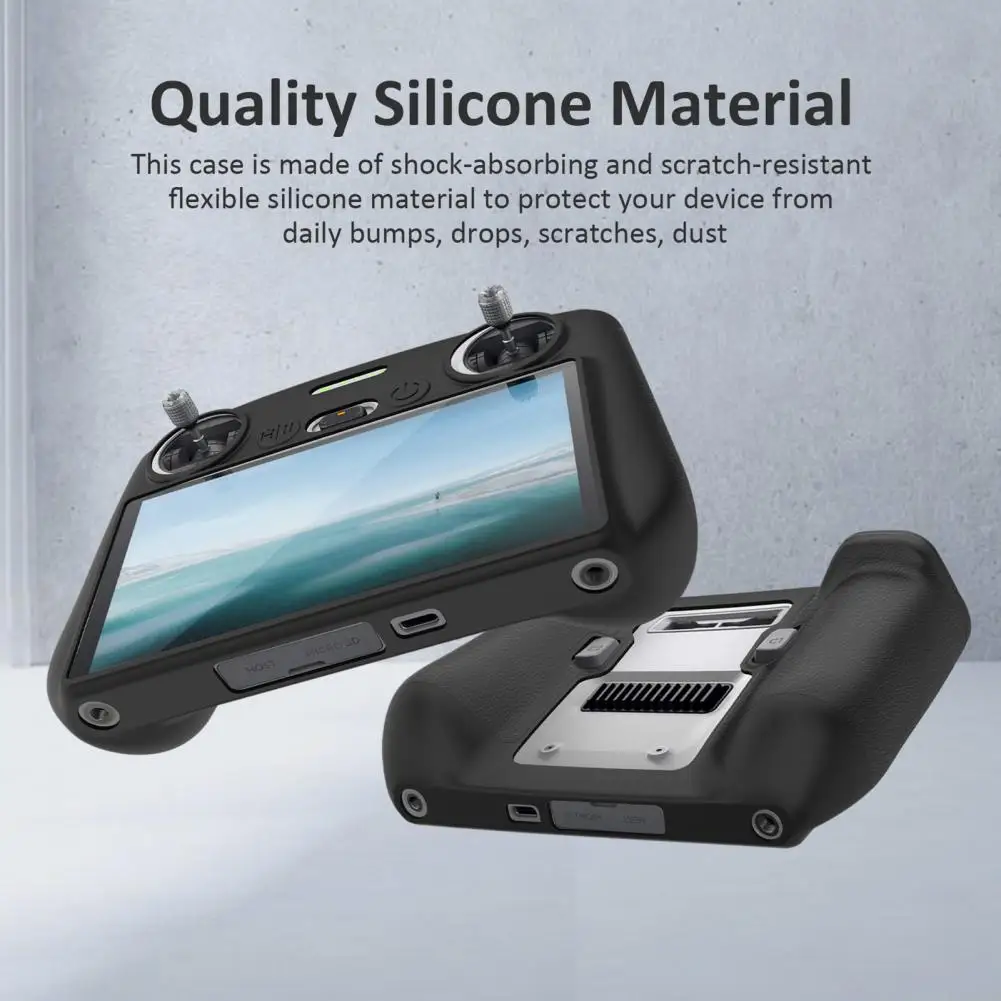 

Protective Cover Shockproof Anti slip Texture Dustproof Portable Remote Control Silicone Case For MINI 3 PRO/Mavic 3 Classic