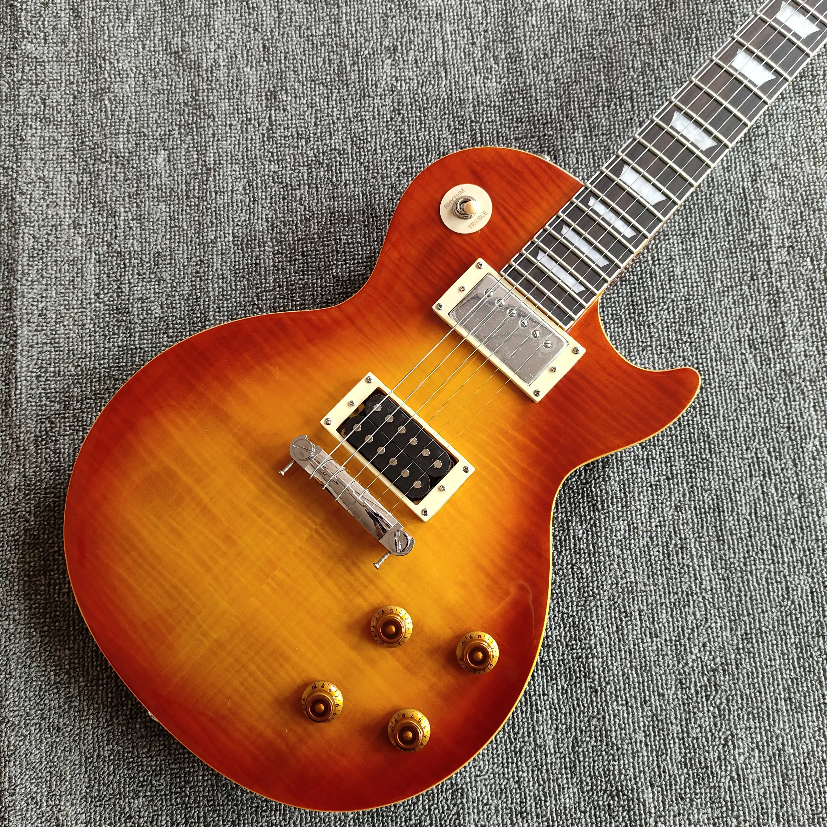 

In Stock Brand New Rosewood Fingerboard 6-String Smoke Color Standard Electric Guitar Fast Shipping