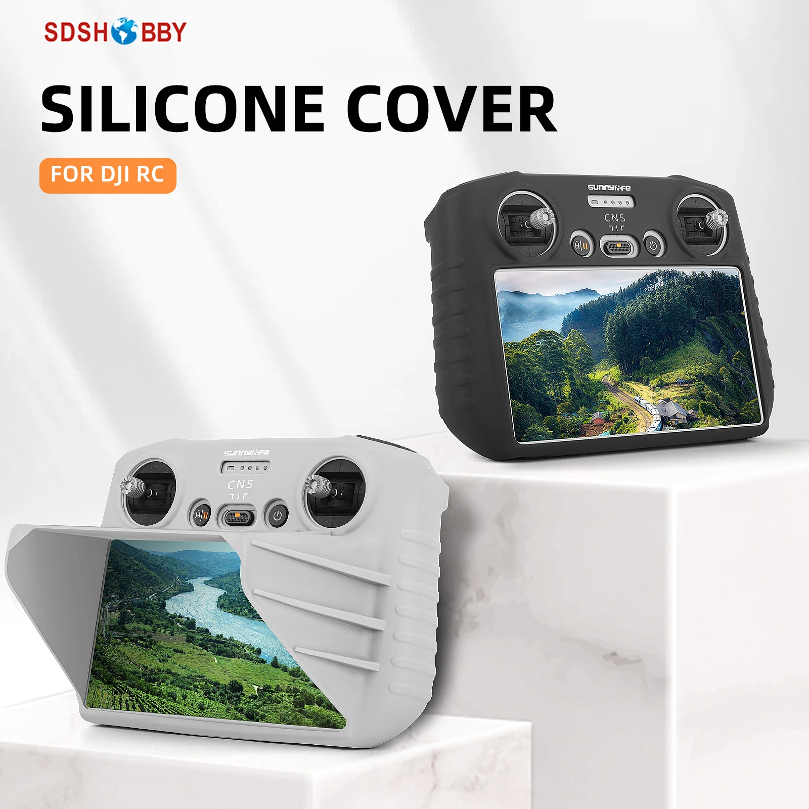 

Защитный чехол с козырьком от солнца для контроллера Sunnylife для Дронов DJI Mini 3 Pro, Материал Силикон