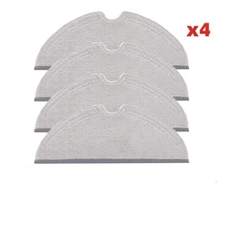 Premium Brush Mops and HEPA Filters for Robotic Vacuum Cleaners (4 Mop Cloth)