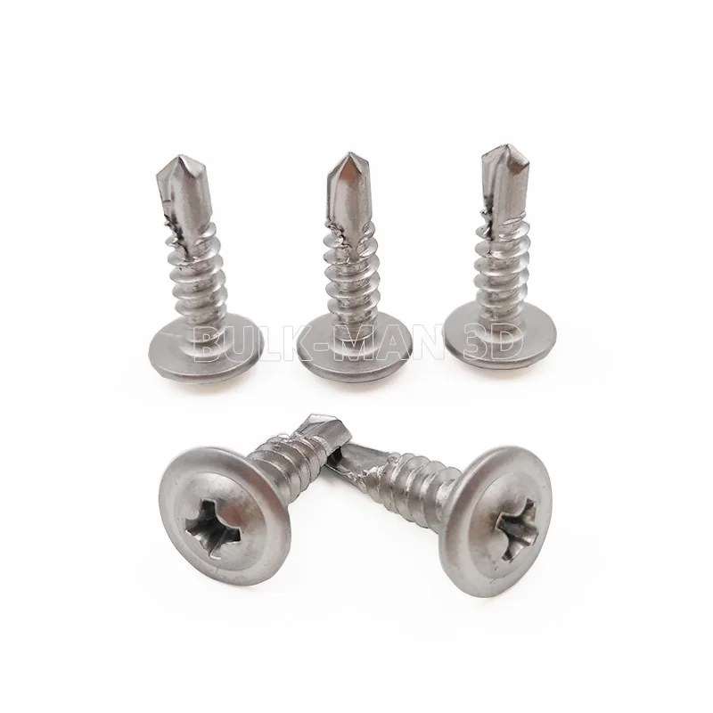 

20pcs/Lot M4.8 Self Tapping Screws Zinc Plated Flat Head Phillips Self Drilling Screw