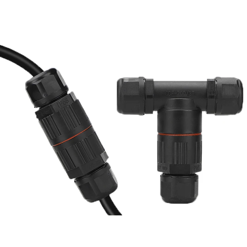 Adaptador Elétrico Terminal de Cabo Rápido Conector do Fio Ip68 Impermeável Pinos Pinos Parafuso Conectar para Luz Led 10 Pcs