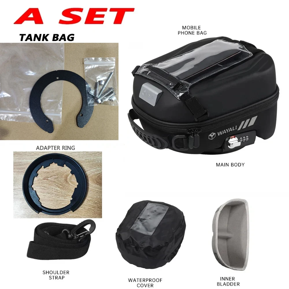 오토바이 스트랩 탱크 가방, 스즈키 GSX650F GSX1250FA GSX650 F GSX 650 F 650F 1250 FA 1250FA, 여행 배낭 레이싱 수하물