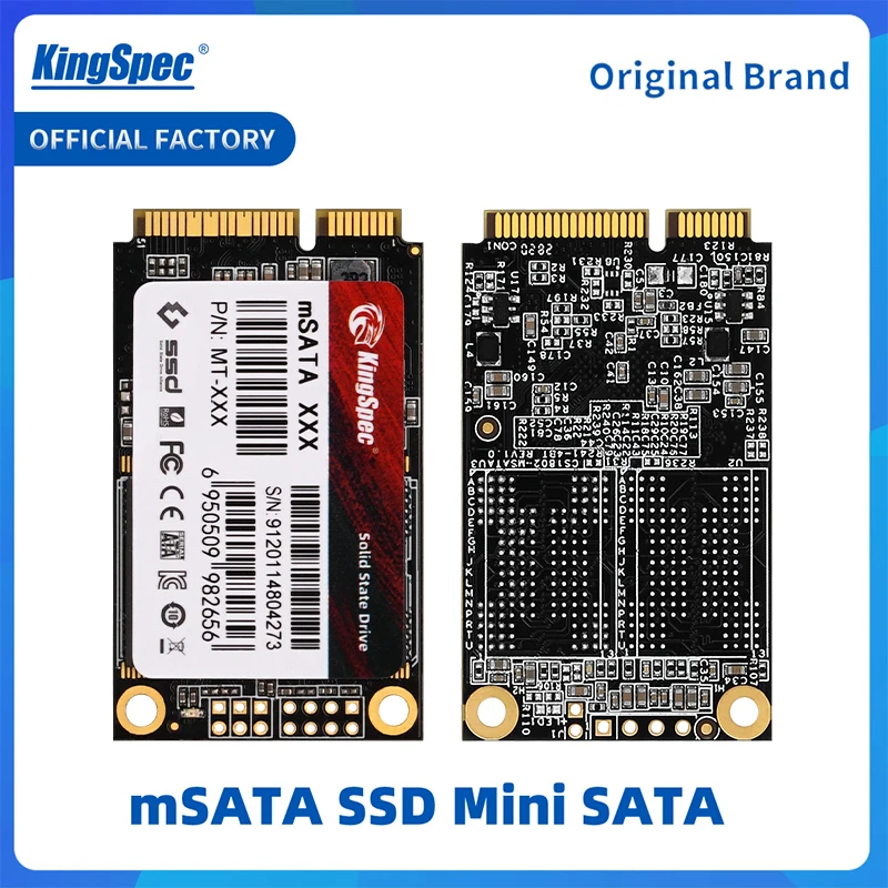 

KingSpec mSATA SSD 128gb 256gb 512GB mSATA SSD 1TB 2TB HDD For Desktop 3x5cm Internal Solid State Hard Drive for Hp Laptop