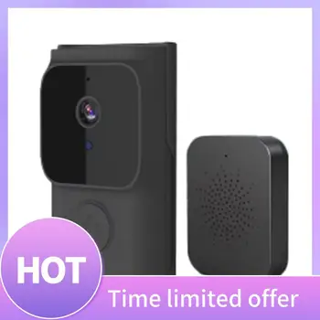 ABFN-Tuya APP Free Cloud Storage Wifi Doorbell Low Consumption Visual Door Peephole Video Eye Night PIR Security Doorviewer 1