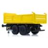 LESU RC Metal 2 Axles Full Trailer LED Lights for 1/14 Radio Control Hydraulic Dumper Trailers Trucks Vehicle Toy Model THZH1773 4
